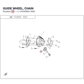 GUIDE WHEEL, CHAIN product image