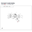 PIN SHAFT, GUIDE WHEEL product image
