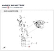 WASHER, AIR INLET PIPE product image