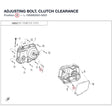 ADJUSTING BOLT, CLUTCH CLEARANCE product image