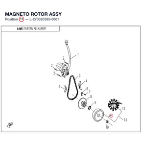 MAGNETO ROTOR ASSY product image