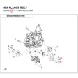 HEX FLANGE BOLT product image