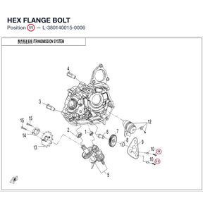 HEX FLANGE BOLT product image