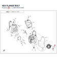 HEX FLANGE BOLT product image
