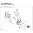 HEX FLANGE BOLT product image