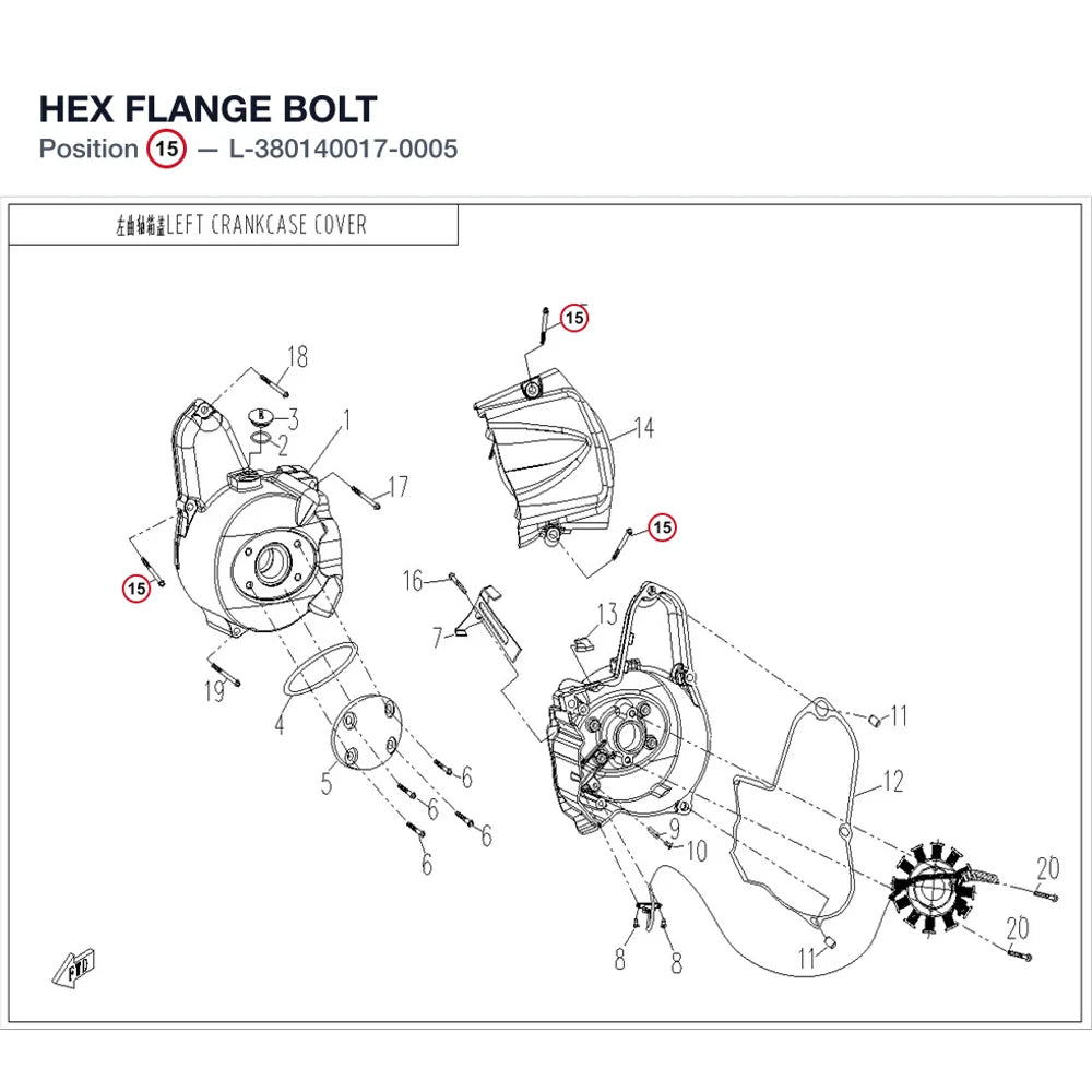 HEX FLANGE BOLT product image