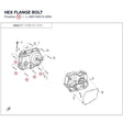 HEX FLANGE BOLT product image