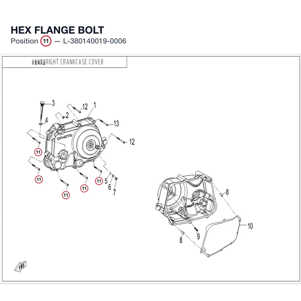 HEX FLANGE BOLT product image
