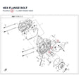 HEX FLANGE BOLT product image