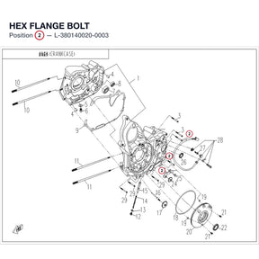 HEX FLANGE BOLT product image