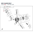 HEX FLANGE BOLT product image