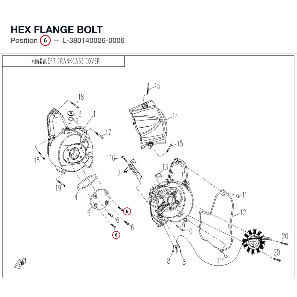 HEX FLANGE BOLT product image