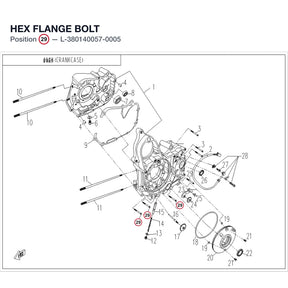 HEX FLANGE BOLT product image