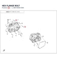 HEX FLANGE BOLT product image