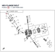HEX FLANGE BOLT product image