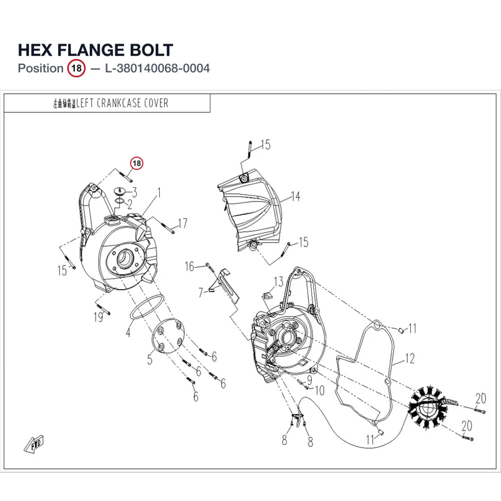 HEX FLANGE BOLT product image