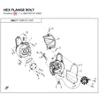 HEX FLANGE BOLT product image