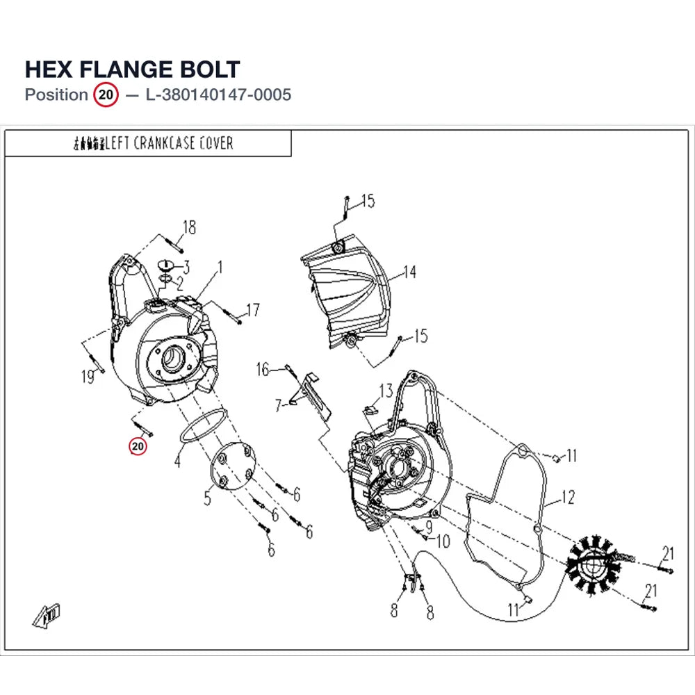 HEX FLANGE BOLT product image