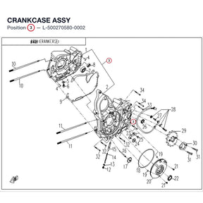 CRANKCASE ASSY product image