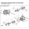 REAR GEAR CASE ASSY REPL BY Q520-330000 product image