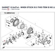 GASKET 12.5x27x4 - WHEN STOCK IS 0 THIS ITEM IS NO LONGER AVAILABLE product image