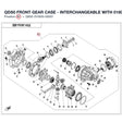 QDS0 FRONT GEAR CASE - INTERCHANGEABLE WITH  0180-310000-10001 AND 0181-310000 product image