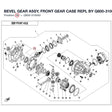 BEVEL GEAR ASSY, FRONT GEAR CASE REPL BY Q800-3100A0-00001 product image