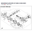 MOUNTING PLATE REPL BY Q800-313002-00001 product image