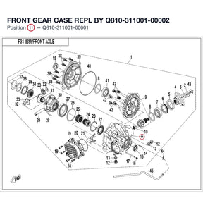 FRONT GEAR CASE REPL BY Q810-311001-00002 product image
