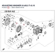 ADJUSTING WASHER 61x50.5 T=0.10 product image