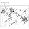 GEAR, LH SHAFT product image