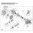 GASKET,SEMIAXIS GEAR product image