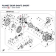 PLANET GEAR SHAFT, SHORT product image
