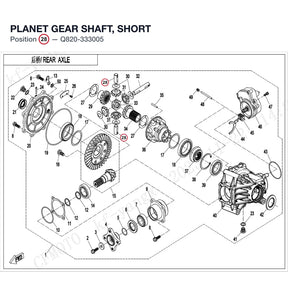 PLANET GEAR SHAFT, SHORT product image