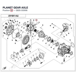 PLANET GEAR AXLE product image