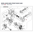 BEVEL GEAR ASSY, FRONT GEAR CASE product image
