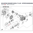 ADJUSTING WASHER 32X25.4 T=2.20 - INTERCHANGEABLE WITH  Q830-311003-00200 product image