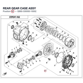 REAR GEAR CASE ASSY product image