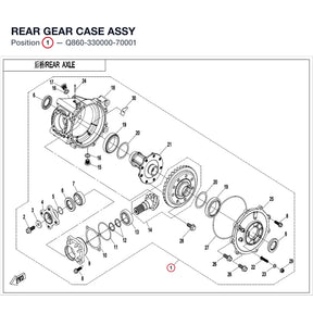 REAR GEAR CASE ASSY product image
