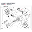 WASHER, CV SHAFT GEAR product image
