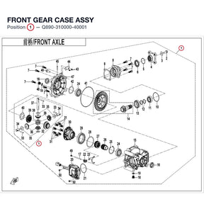 FRONT GEAR CASE ASSY product image