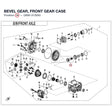 BEVEL GEAR, FRONT GEAR CASE product image