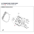 LH CRANKCASE COVER ASSY product image