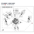 CYLINDER 1 HEAD ASSY product image