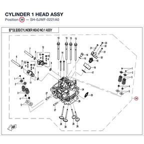 CYLINDER 1 HEAD ASSY product image