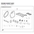 ENGINE GASKET ASSY product image