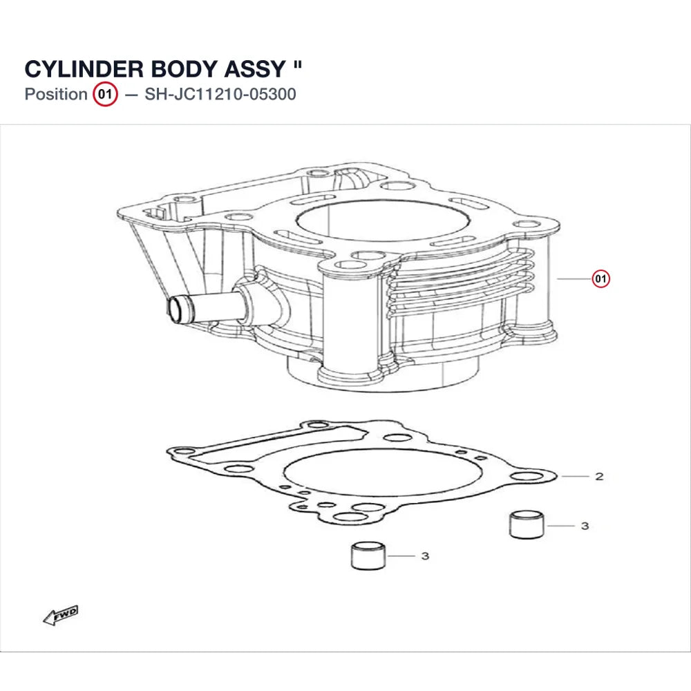 CYLINDER BODY ASSY product image