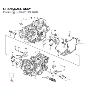 CRANKCASE ASSY product image
