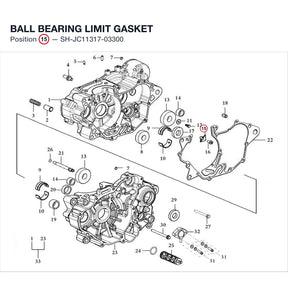 BALL BEARING LIMIT GASKET product image