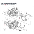 LH CRANKSHAFT BEARING product image